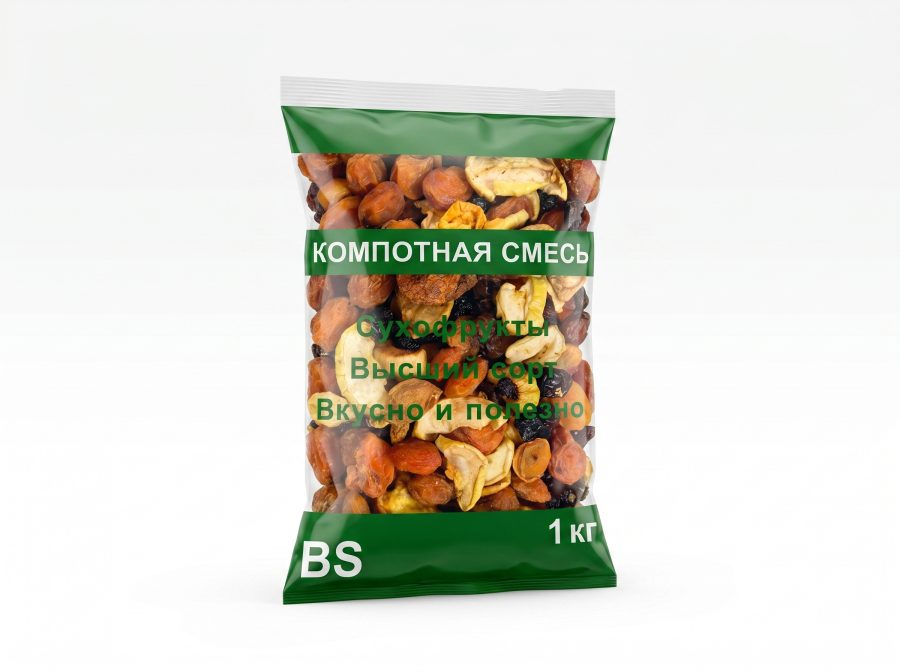 Компотная смесь упаковка — 1 кг